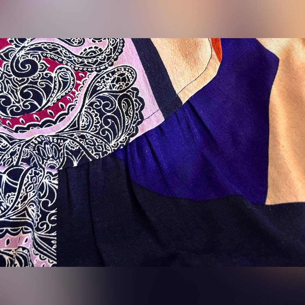 Maeve Anthropologie Patchwork Patterned Dress Sma… - image 5